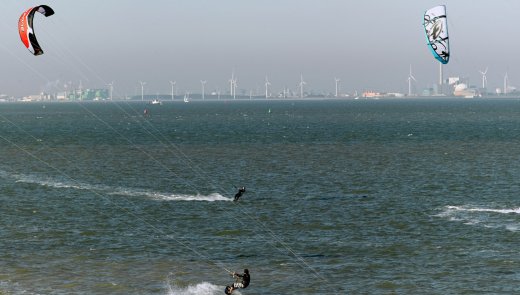 Kitesurfers